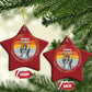 Statue of Liberty Hands Off Protest Christmas Ornament Resist Resistance - African Pride