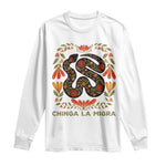 Immigrant Rights Long Sleeve Shirt Chinga La Migra - African Pride