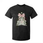 Christian Christmas T Shirt For Kid Oh Come Let Us Adore Him Nativity Christmas Tree Bow - African Pride