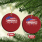 Immigrants Make America Great Christmas Ornament American Flag Pro Immigration - African Pride