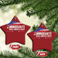 Immigrants Make America Great Christmas Ornament American Flag Pro Immigration - African Pride