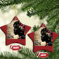 The 92% Black Women Power Christmas Ornament 92 Percent Floral Melanin Girls - African Pride