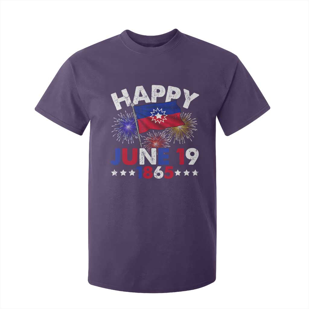 Juneteenth Flag T Shirt For Kid Black Freedom Black History June 19 1865 - African Pride
