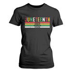 Juneteenth T Shirt For Women Black History Culture Excellence Respect Retro Vintage