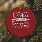 Family Baking Team Christmas Ornament Funny Cookie Christmas Cookie Baking Crew - African Pride