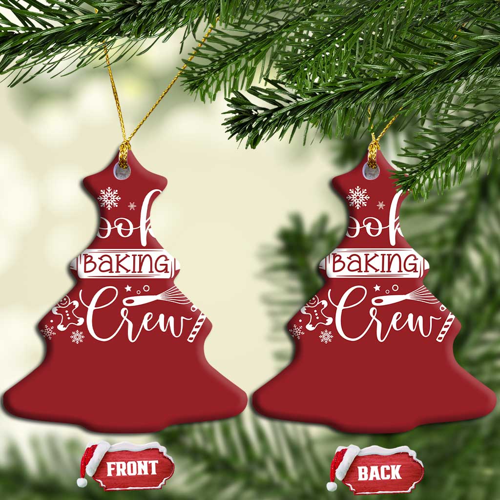 Family Baking Team Christmas Ornament Funny Cookie Christmas Cookie Baking Crew - African Pride