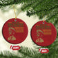 Haile Selassie Christmas Ornament War Speech Lion of Judah Rasta Jah Bless - African Pride