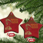 Haile Selassie Christmas Ornament War Speech Lion of Judah Rasta Jah Bless - African Pride