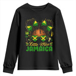 Little Miss Jamaica Youth Sweatshirt Proud Jamaican Afro Black Girls Jamaica Flag Pride - African Pride