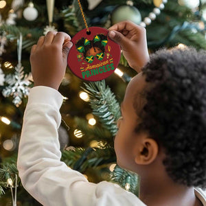 Jamaica Princess Christmas Ornament Proud Jamaican Afro Black Girls Jamaica Flag Pride - African Pride