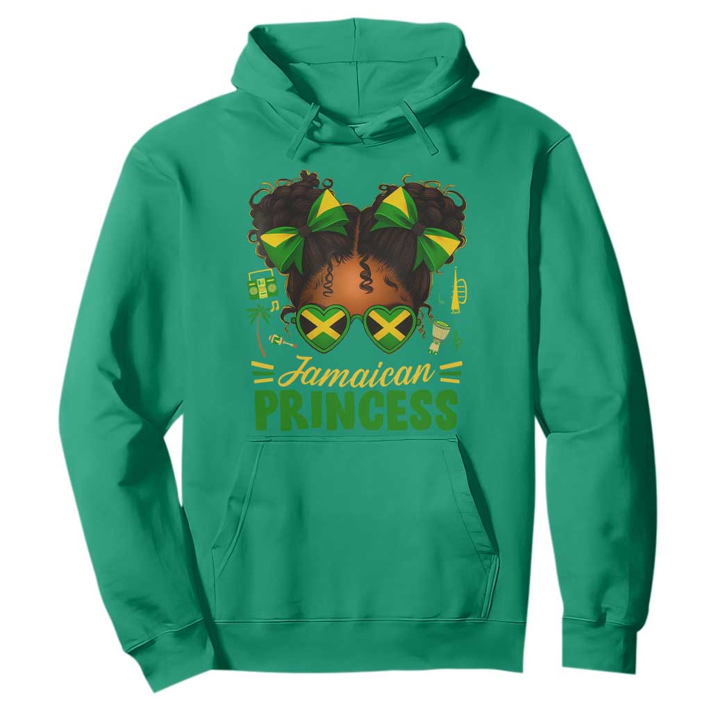 Jamaica Princess Hoodie Proud Jamaican Afro Black Girls Jamaica Flag Pride - African Pride
