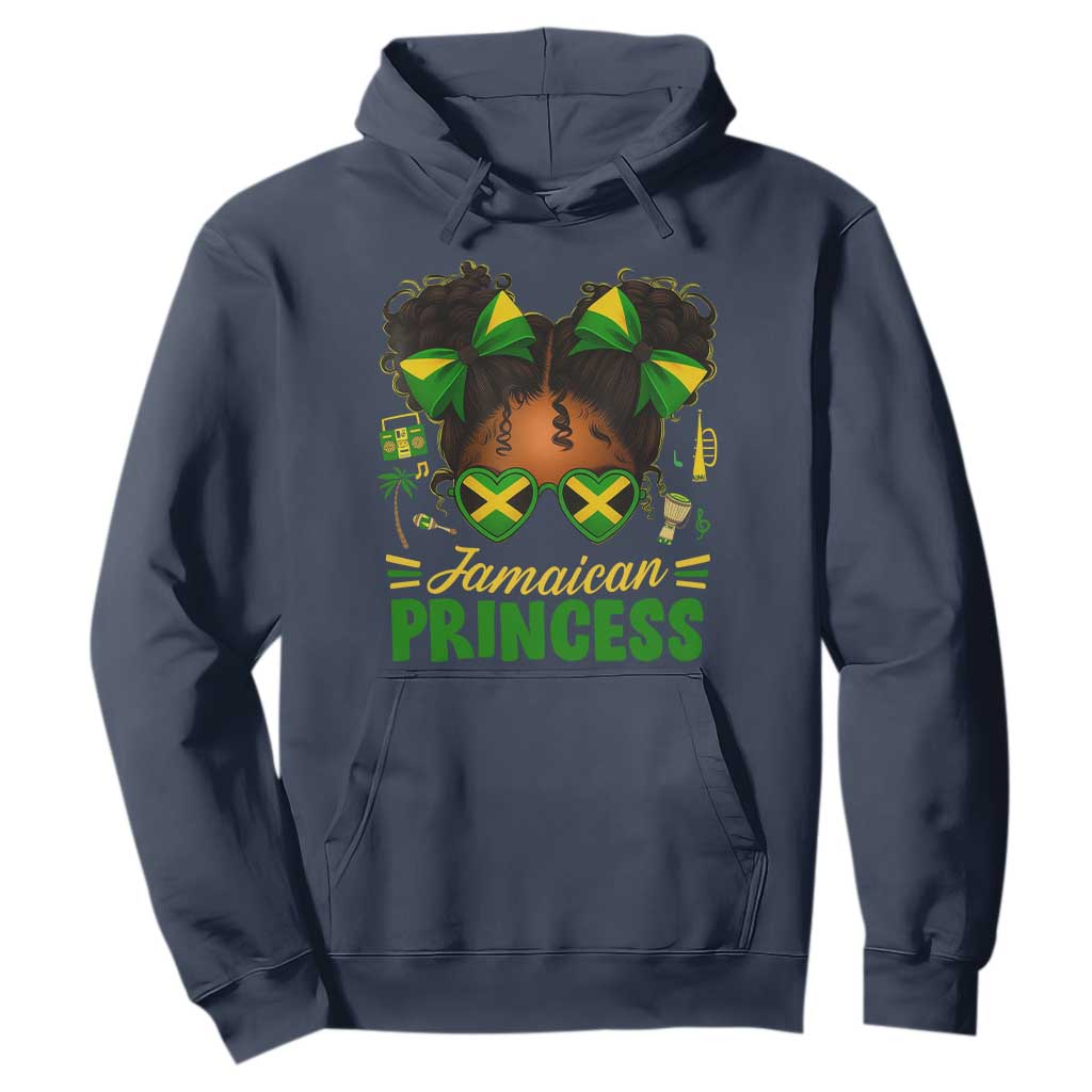 Jamaica Princess Hoodie Proud Jamaican Afro Black Girls Jamaica Flag Pride - African Pride