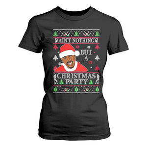 Funny Christmas T Shirt For Women Funny Ain't No Party Like a Diddy Party Ugly Xmas - African Pride