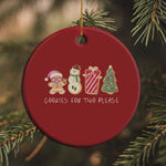 Christmas Pregnancy Announcement Christmas Ornament Cookies For Two Please Xmas Maternity Gift - African Pride