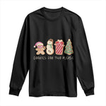 Christmas Pregnancy Announcement Long Sleeve Shirt Cookies For Two Please Xmas Maternity Gift - African Pride