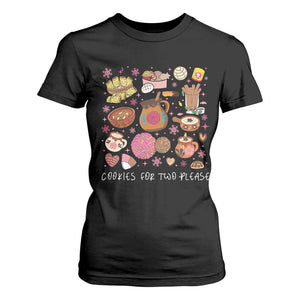 Mexican Christmas Pregnancy Announcement T Shirt For Women Cookies For Two Please Xmas Maternity Gift - African Pride