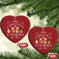 Christmas Pregnancy Announcement Christmas Ornament Eating Xmas Cookies For Two Maternity Gift - African Pride