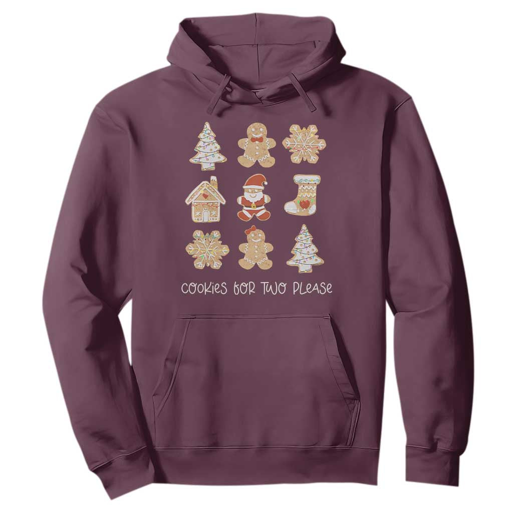 Christmas Pregnancy Announcement Hoodie Cookies For Two Please Maternity Gift - African Pride