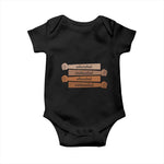 Black Pride Baby Onesie Educated Motivated Elevated Melanated BLM Melanin - African Pride