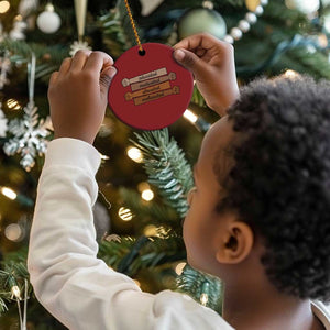 Black Pride Christmas Ornament Educated Motivated Elevated Melanated BLM Melanin - African Pride