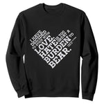 MLK Sweatshirt I Have Decided To Stick With Love Martin Luther King Black History Month - African Pride