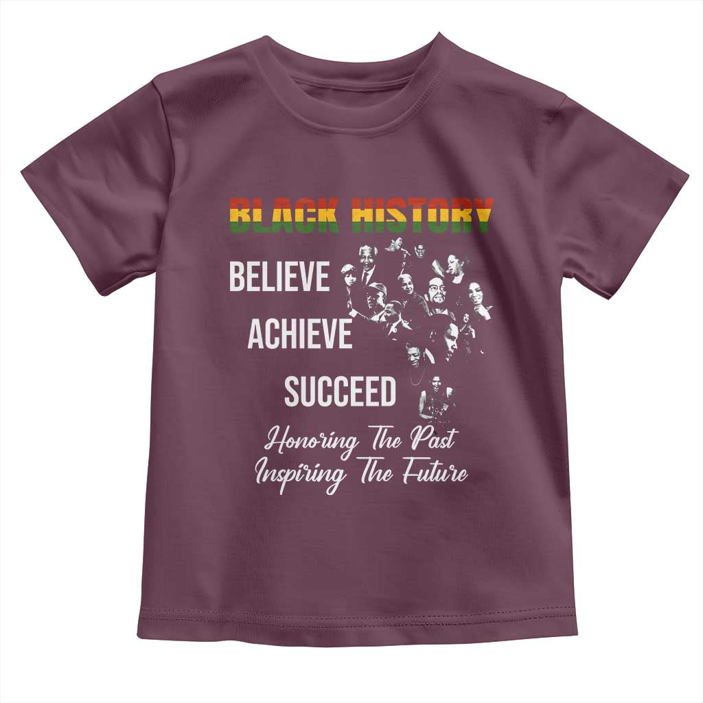 Honoring Past Inspiring Future Black History Month Toddler T Shirt - African Pride