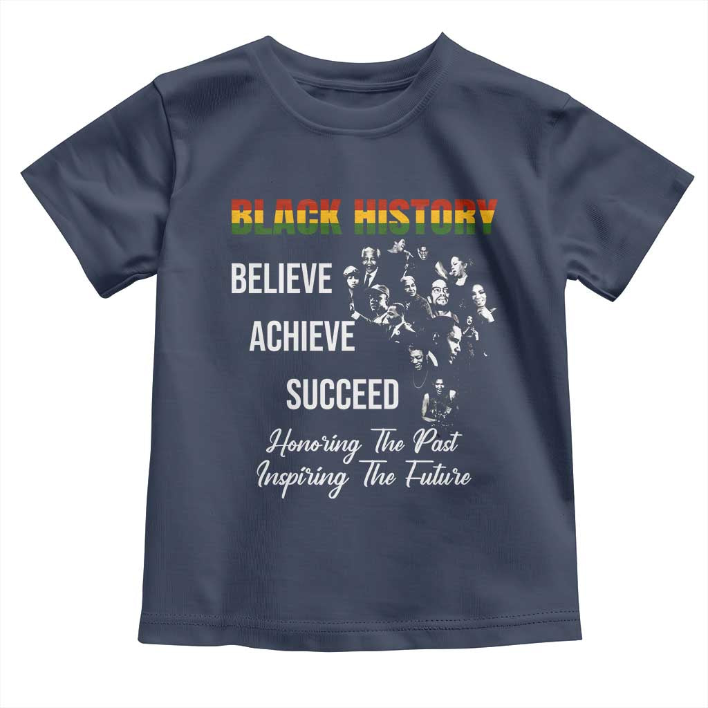 Honoring Past Inspiring Future Black History Month Toddler T Shirt - African Pride