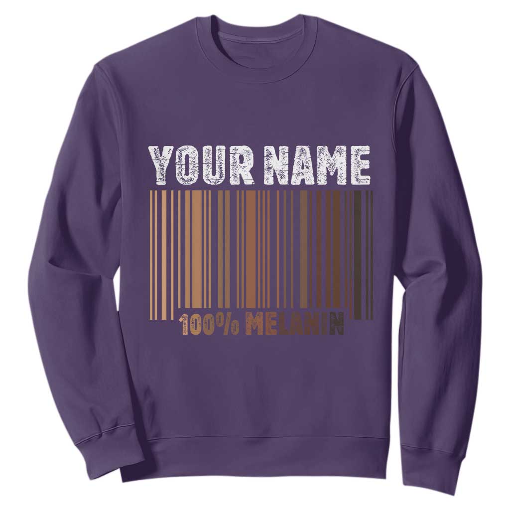 Personalized Gifts Black Pride Sweatshirt Custom Name Melanin BLM African History Gift - African Pride