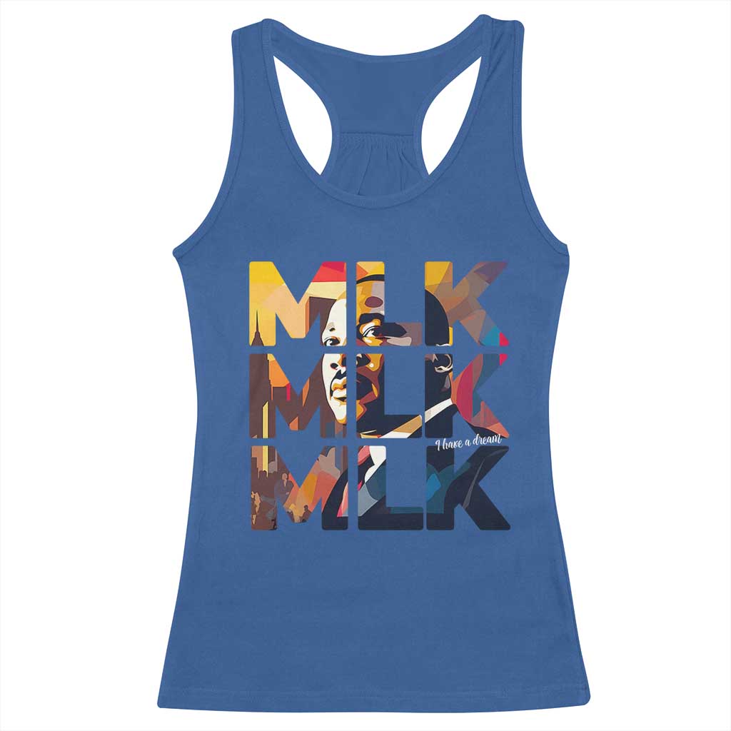 Martin Luther King Jr. Racerback Tank Top Black History Month I Have A Dream - African Pride