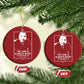 Martin Luther King Christmas Ornament The Time Is Always Right MLK Day Black History Month - African Pride