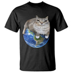 Earth Cat Silly Cat Meme T Shirt