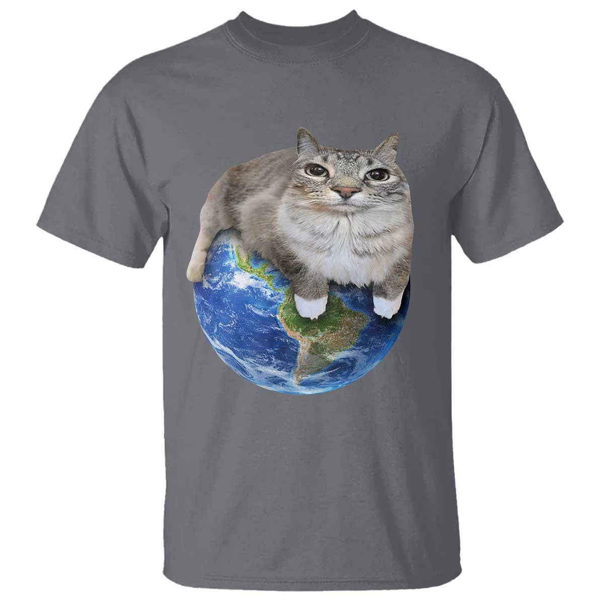Earth Cat Silly Cat Meme T Shirt