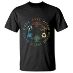 Earth Day Environment T Shirt Save Bees Rescue Animals Recycle Plastic