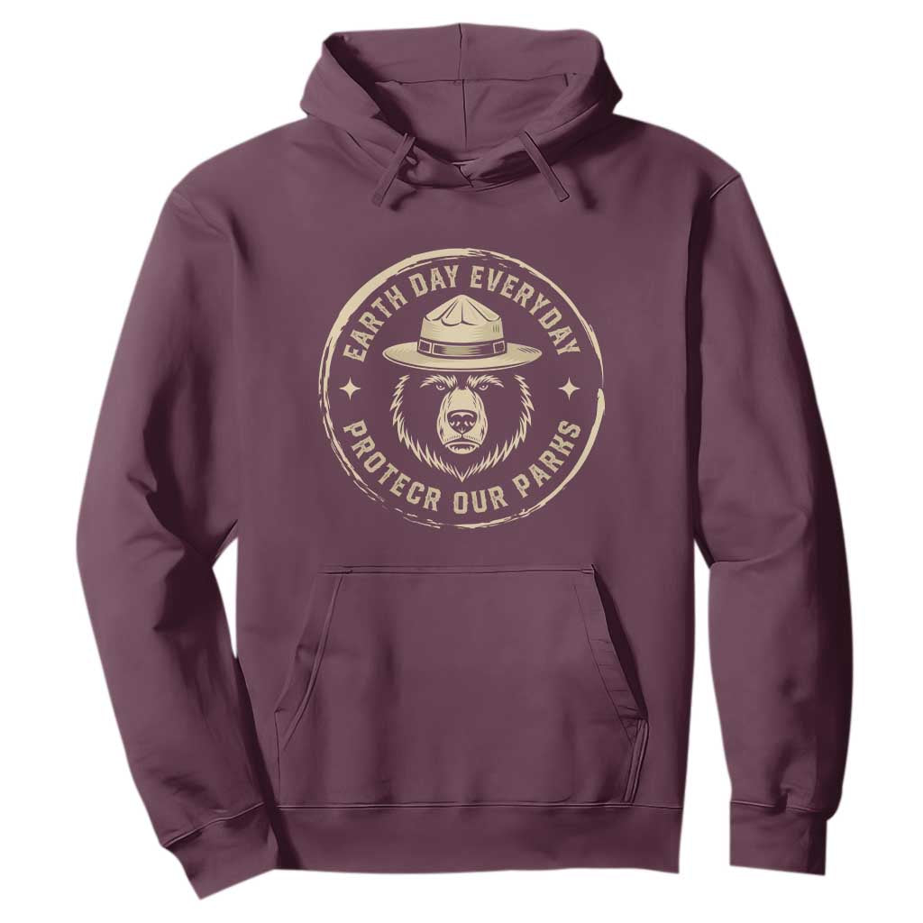 Earth Day Protect Our Parks Hoodie Vintage Retro Bear
