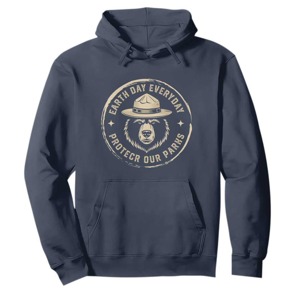 Earth Day Protect Our Parks Hoodie Vintage Retro Bear