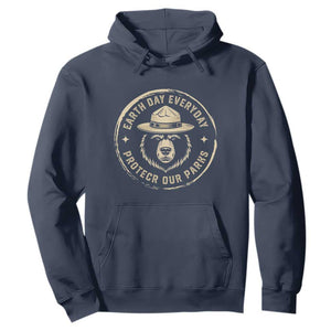 Earth Day Protect Our Parks Hoodie Vintage Retro Bear