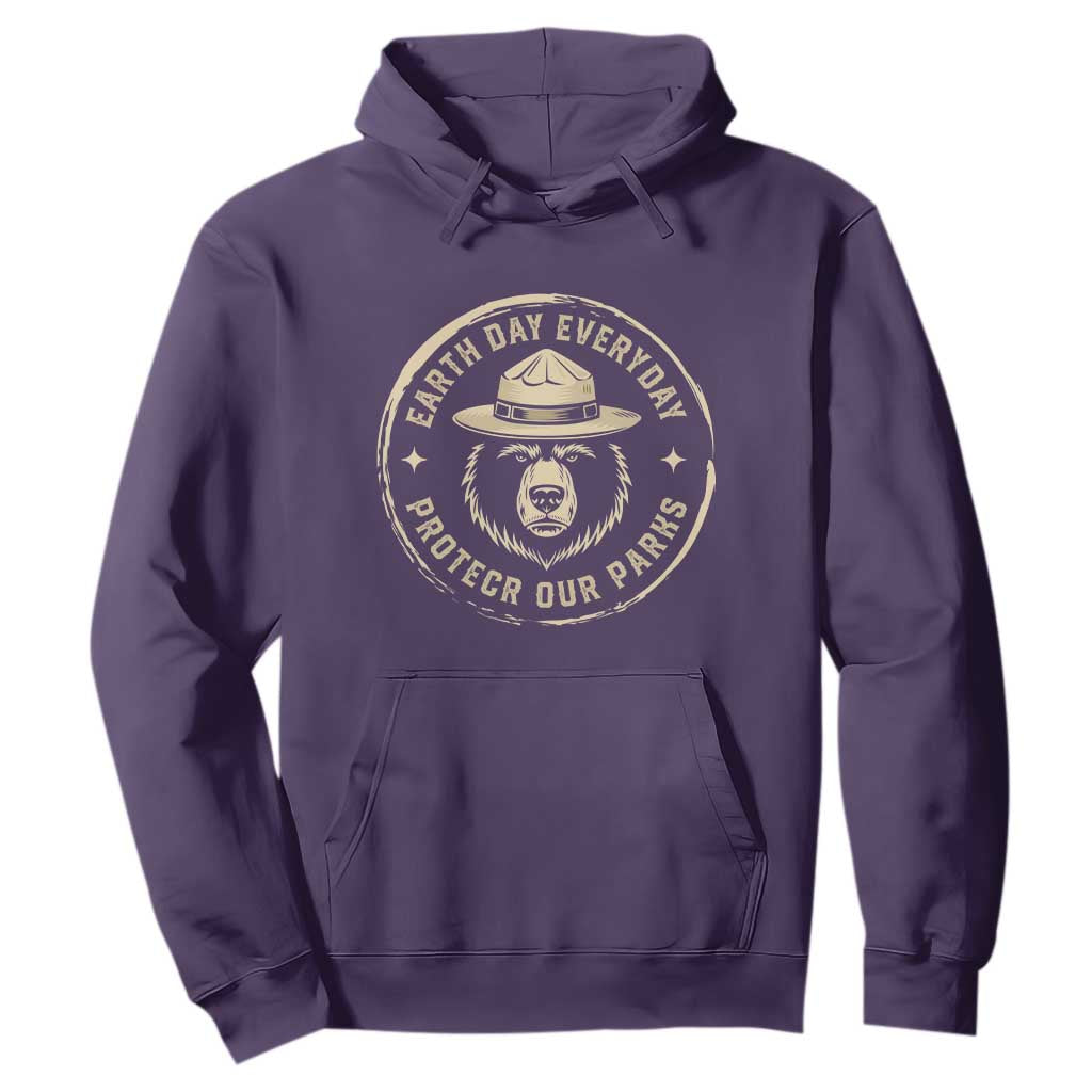 Earth Day Protect Our Parks Hoodie Vintage Retro Bear