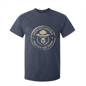 Earth Day Protect Our Parks T Shirt For Kid Vintage Retro Bear