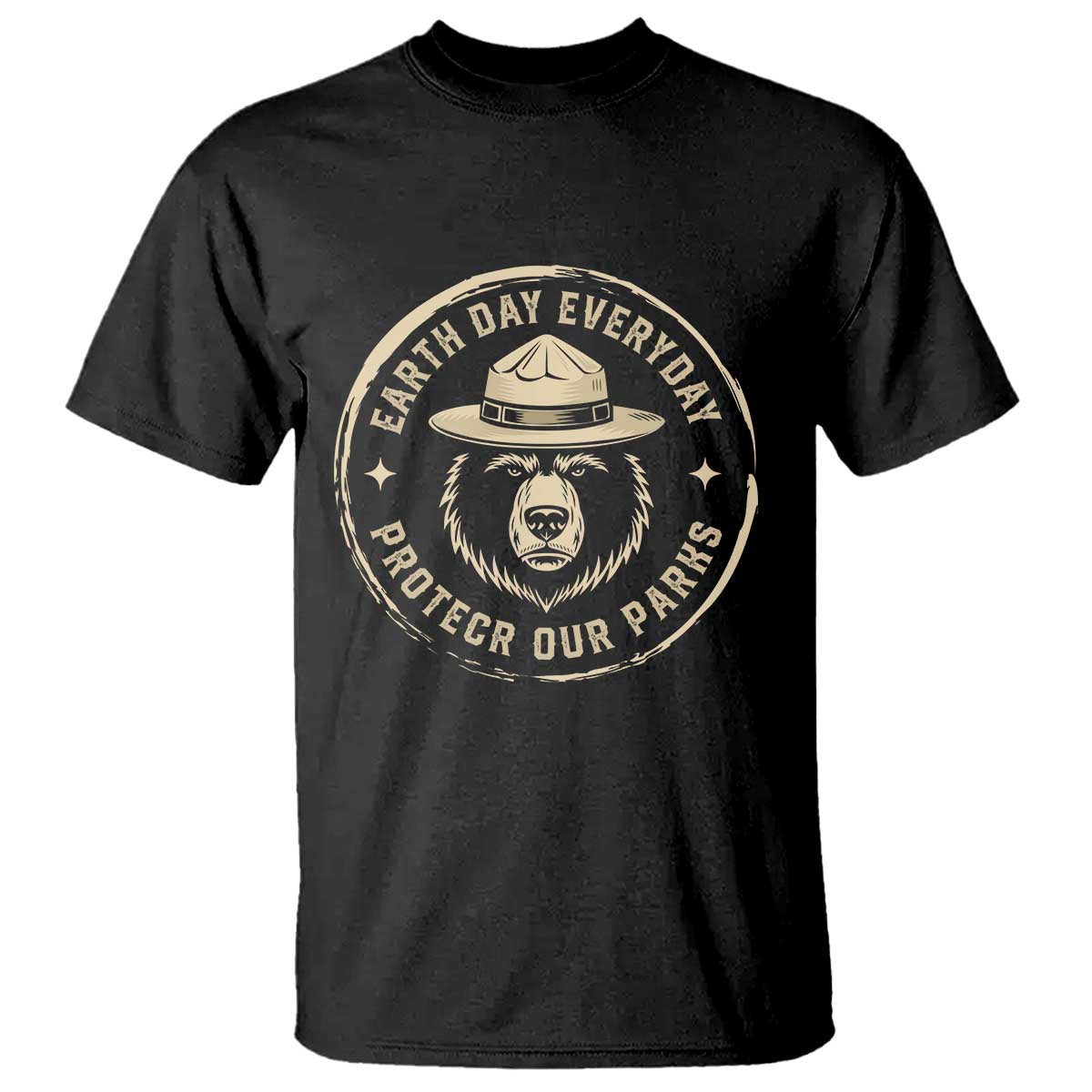 Earth Day Protect Our Parks T Shirt Vintage Retro Bear