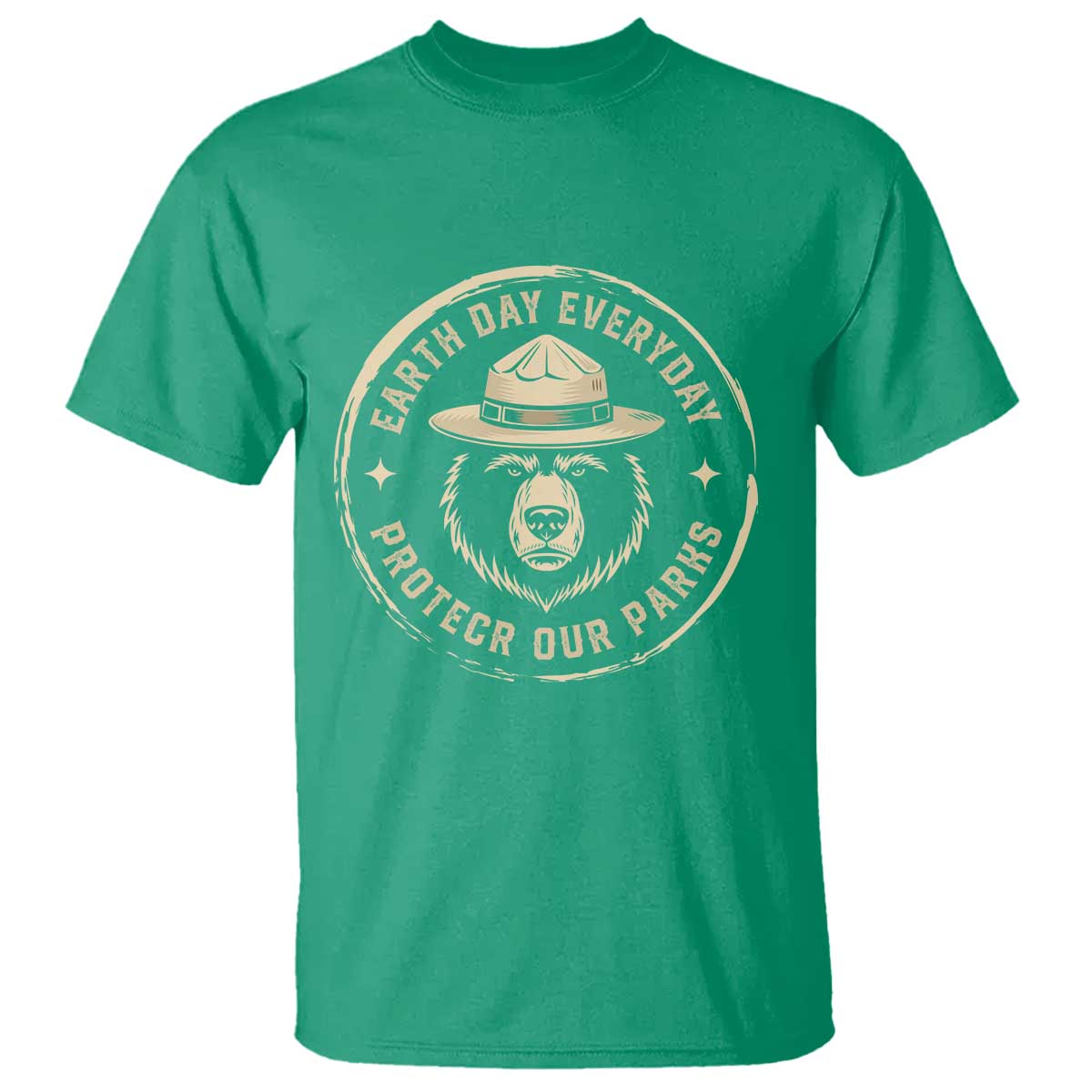 Earth Day Protect Our Parks T Shirt Vintage Retro Bear