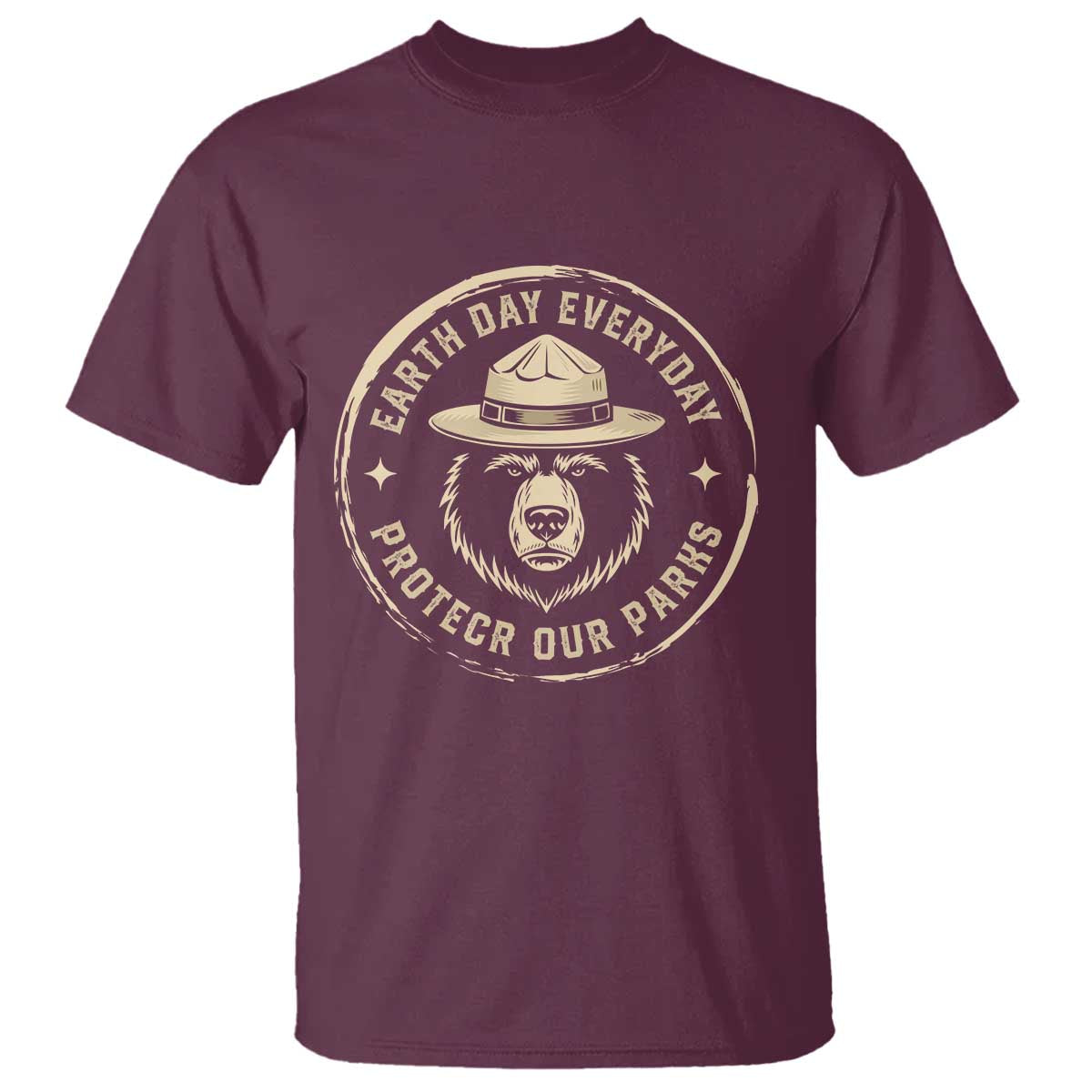 Earth Day Protect Our Parks T Shirt Vintage Retro Bear