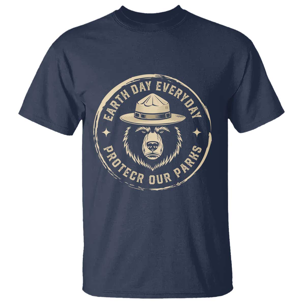 Earth Day Protect Our Parks T Shirt Vintage Retro Bear