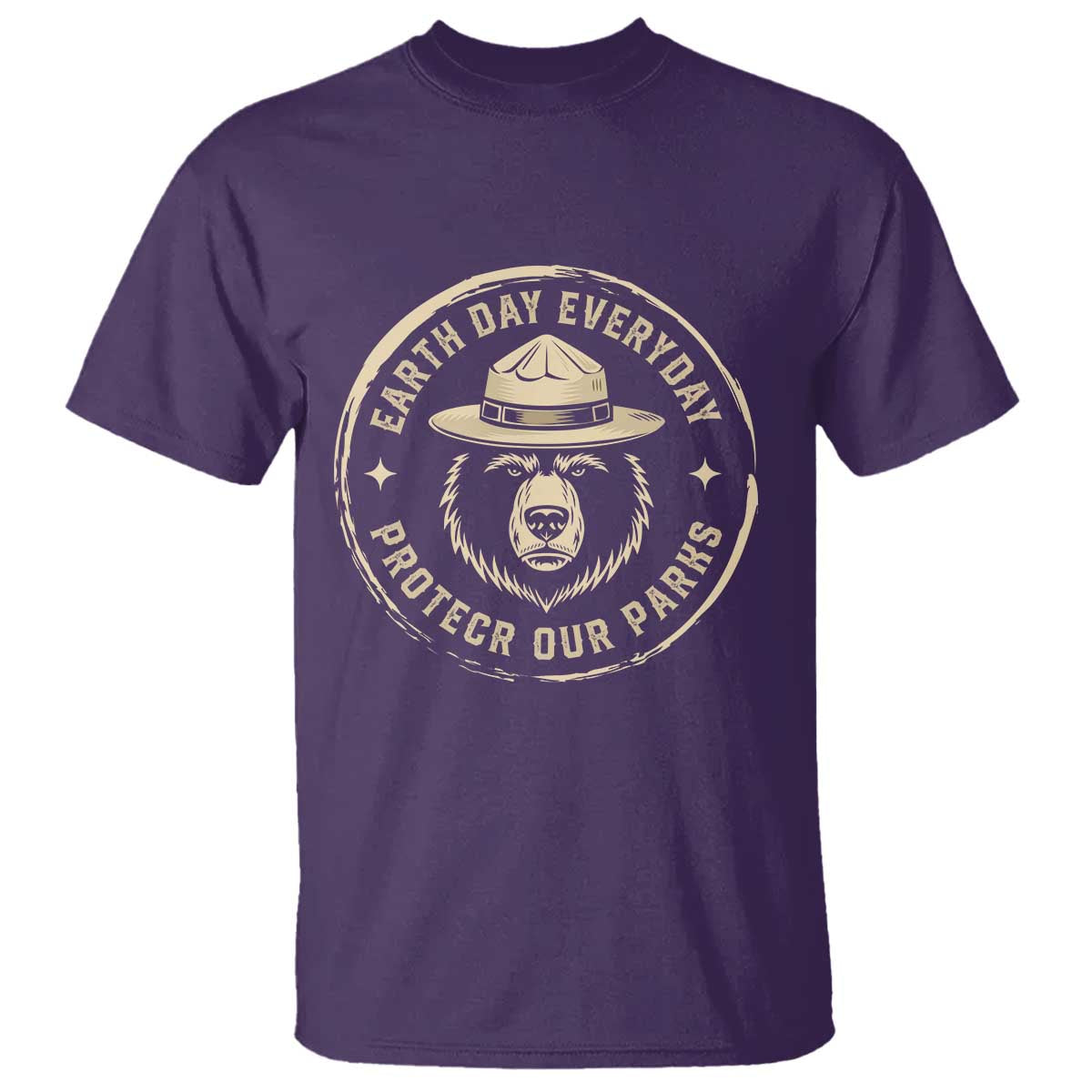 Earth Day Protect Our Parks T Shirt Vintage Retro Bear