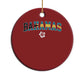 Bahamas Flag Christmas Ornament Caribbean Hibiscus Flower Beach Summer Vacation - African Pride