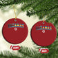 Bahamas Flag Christmas Ornament Caribbean Hibiscus Flower Beach Summer Vacation - African Pride