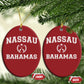 Nassau Souvenir Christmas Ornament Bahamas Rowing Beach Summer Vacation - African Pride