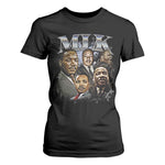 Martin Luther King T Shirt For Women Black History Month Pride MLK Bootleg Rap Tee