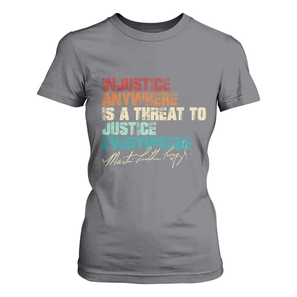 Martin Luther King Jr T Shirt For Women Vintage Inspirational Quote MLK Day Black History Month - African Pride