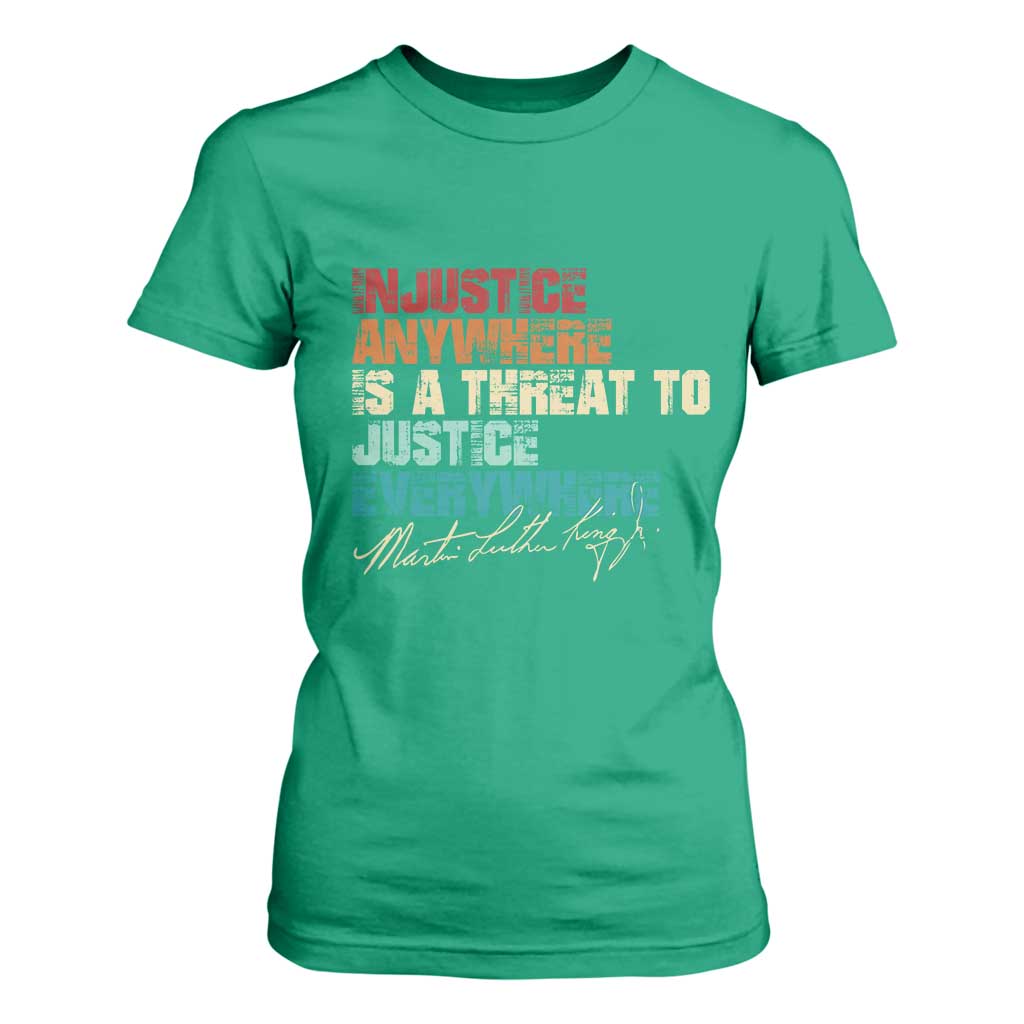 Martin Luther King Jr T Shirt For Women Vintage Inspirational Quote MLK Day Black History Month - African Pride