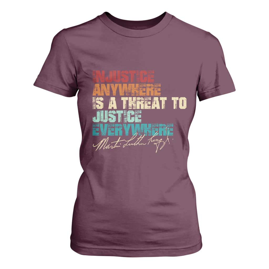 Martin Luther King Jr T Shirt For Women Vintage Inspirational Quote MLK Day Black History Month - African Pride